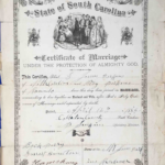Marriage Certificate, James Perkins and Betsey Singleton