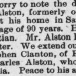 Alston Dudham Obituary 1897 Raleigh NC