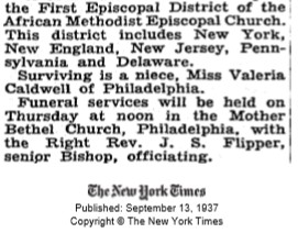 Bishop William H. Heard, Bishop W. H. Heard Clergyman 67 Years, The New York Times, 13 September 1937, New York, New York, https://www.nytimes.com/1937/09/13/archives/bishop-w-h-heard-clergyman-67-years-headed-first-district-of.html