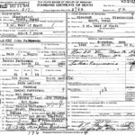 Death Certificate John Patterson, missouri