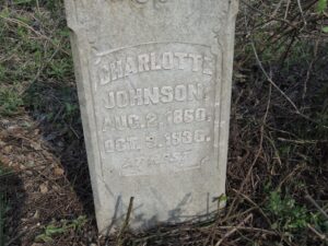 Charlotte Johnson Headstone