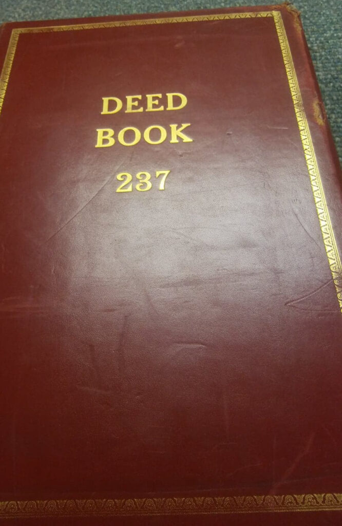 Book 237: 167, Richland County, South Carolina, Index to Deeds, Register of Deeds, Columbia, South Carolina. Photo by Ellis McClure.