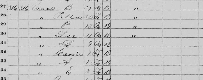 "United States Census, 1870," database with images, FamilySearch (https://familysearch.org/ark:/61903/3:1:S3HT-6WS9-CSH?cc=1438024&wc=92KC-PTT%3A518655201%2C519483101%2C519491701 : 14 June 2019), South Carolina > Abbeville > Cokesbury > image 38 of 55; citing NARA microfilm publication M593 (Washington, D.C.: National Archives and Records Administration, n.d.).
