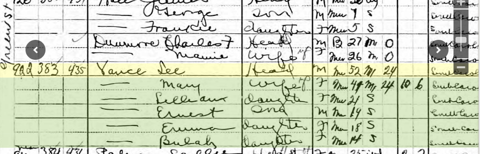 Ancestry.com. 1910 United States Federal Census [database on-line]. Lehi, UT, USA: Ancestry.com Operations Inc, 2006.Original data: Thirteenth Census of the United States, 1910 (NARA microfilm publication T624, 1,178 rolls). Records of the Bureau of the Census, Record Group 29. National Archives, Washington, D.C. For details on the contents of the film numbers, visit the following NARA web page: NARA.