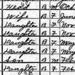 1900 Census for Robert Lee Vance