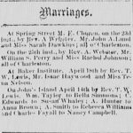 Chs Advocate Marriage Notices (Charleston, S.C.) 1867-1868, April 27, 1867, Image 3