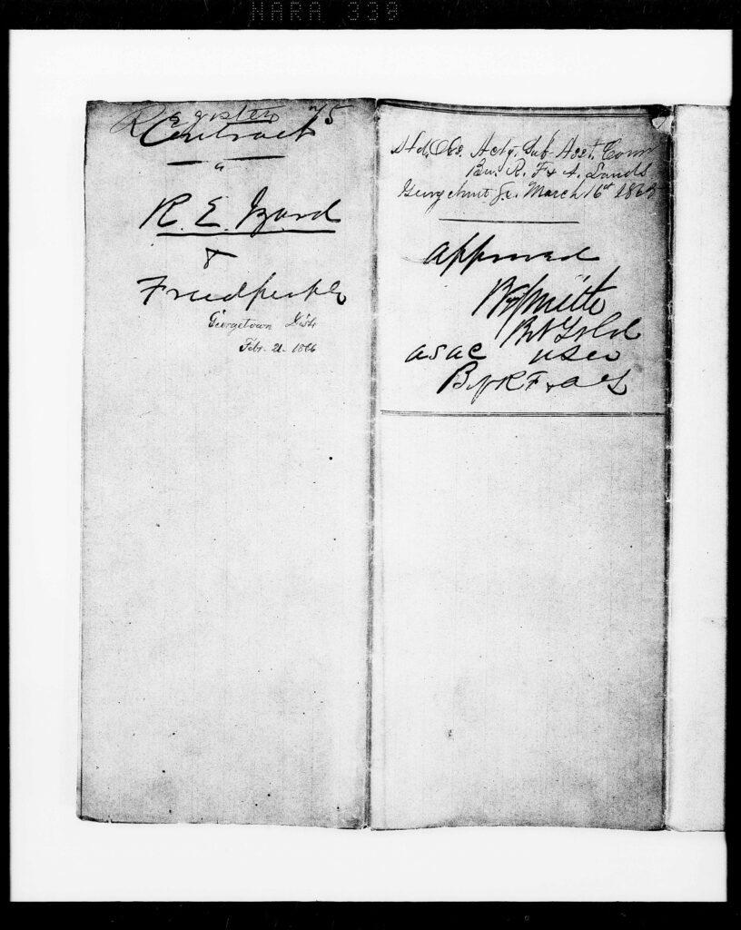 Caesar Cohen, Labor Contract with R.S. Izard, Weymouth Plantation, 1866