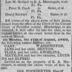 Sheriff's Sale Notice, Macon Intelligencer, July 25, 1840, Image 4