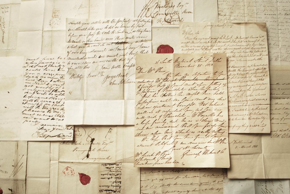 Old Handwritten Documents Recolored