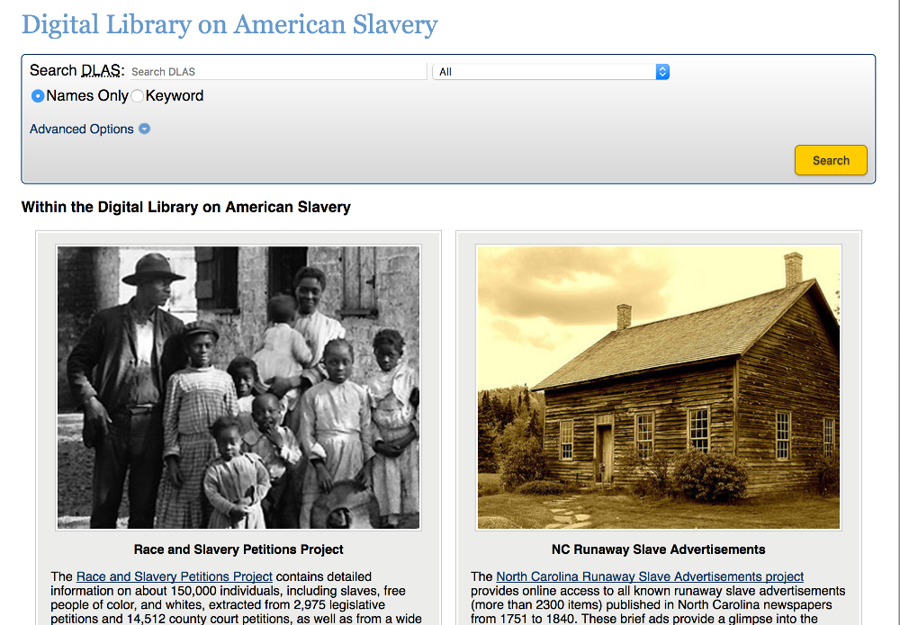Digital Library On American Slavery