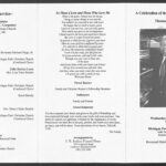 Funeral Program of Thomas Boykin, Jr.