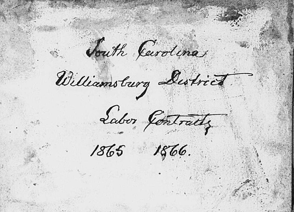 Williamsburg Contracts Cover Page