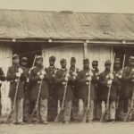 Title: Guard House and Guard, 107th U.S. Colored Infantry Fort Corcoran near Washington, D.C