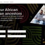 Image of FamilySearch's African American records landing page